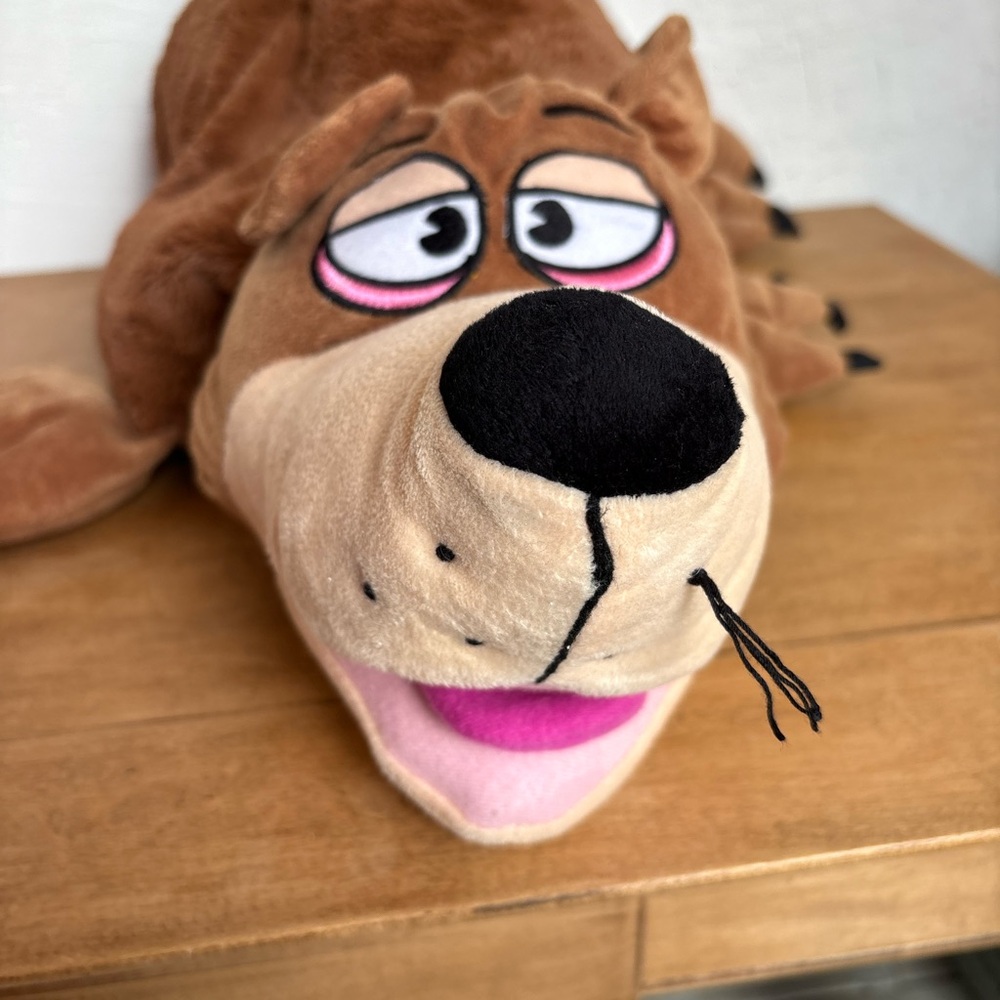 Cozy Paws Plush Dog Toy - Tan and Black